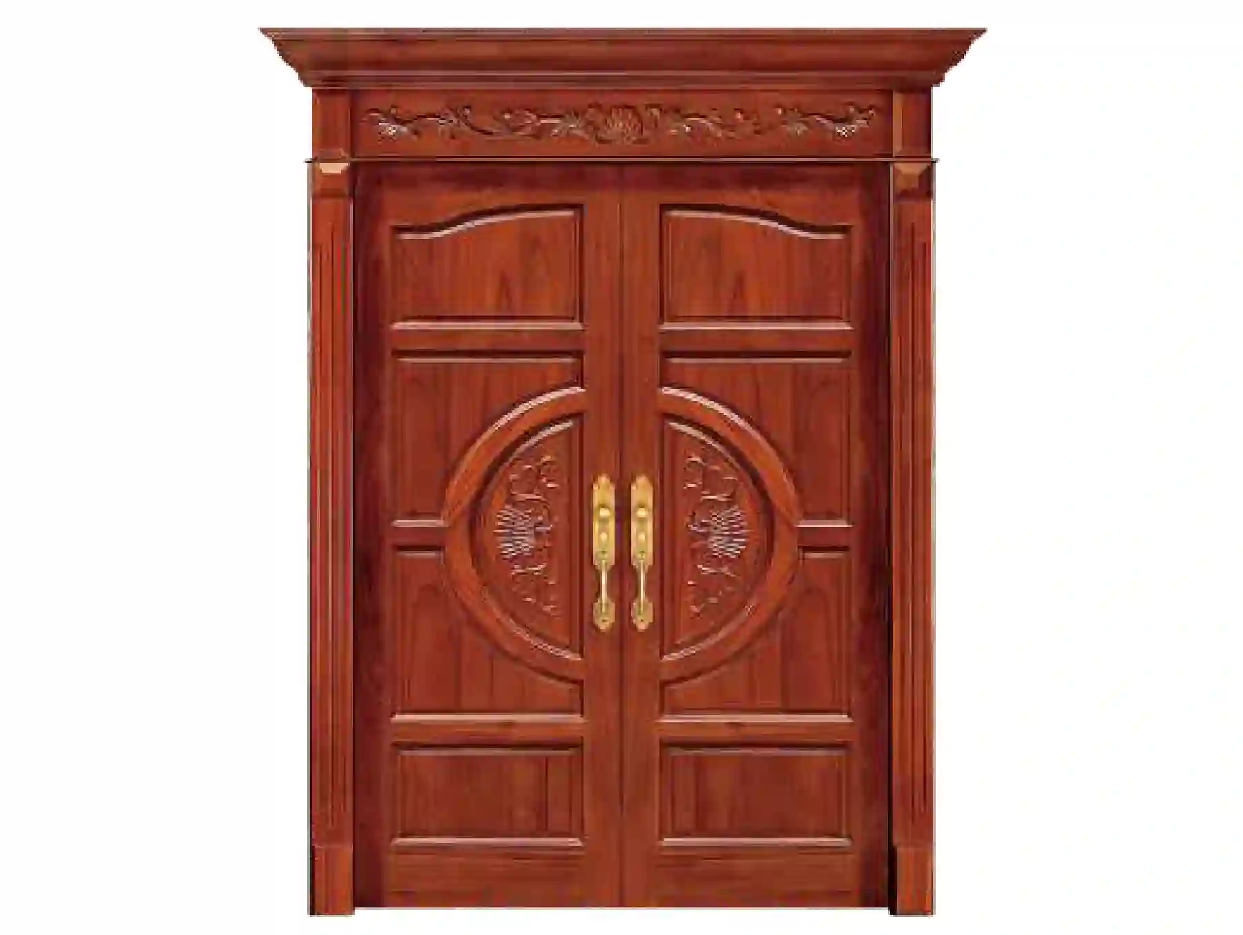 Teak wood  cnc doors